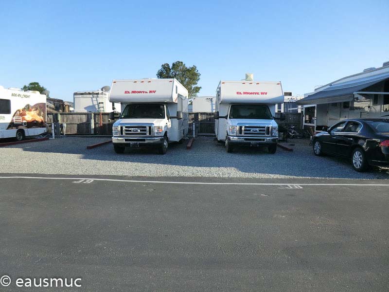 Wohnmobile auf dem Campground